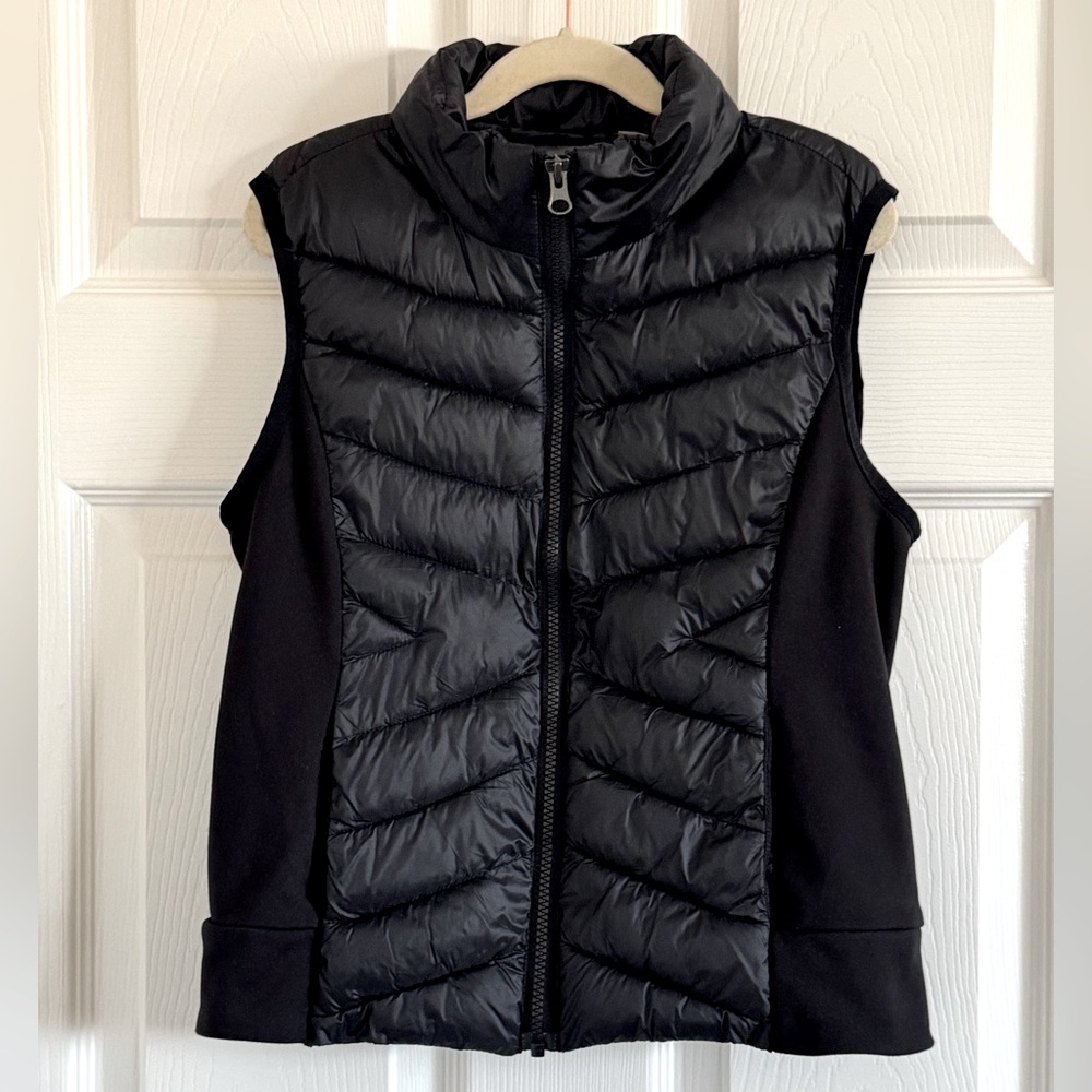 Zella Kids Quilted Puffer Vest - Black